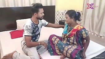 Mature Indian Housekeeper Niharika Culbis Kisses Her Employer'S Big Cock