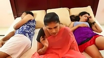 Desi Girl Kisses And Gets Off