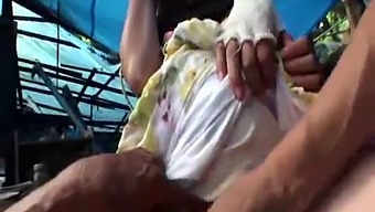 A Pregnant Asian Woman Gets Penetrated By A Homeless Man