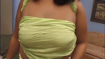 Chubby Indian Teen Gets A Cum Shower From Two Guys During Porn Casting