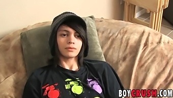 Hot Gay Twink Masturbating And Ejaculating During A Sex Chat With A Porn Star