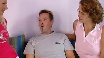 Gina'S Casting With Sara And Klaus - A Threesome With Orgasm