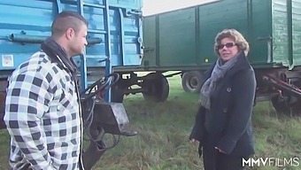 Older German Lady Enjoys Younger Men'S Company