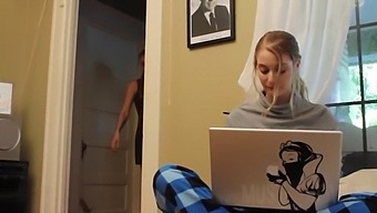 Sexy Stepsisters Enjoy Lesbian Fun At Home In Amateur Teen Video