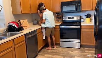 Interrupt Me While I'M Cleaning And Let'S Fuck: A Brunette Milf'S Kitchen Adventure