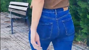 The Hottest Woman In The City Goes Braless While Strolling