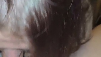 Samantha Gives A Blowjob To A Man'S Penis
