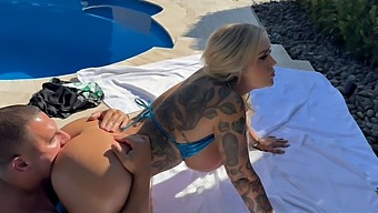 White Beauty Gets A Creamy Treat In This Video.