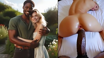 Teen Busty Wife Gets Anal Creampie From Black Lover