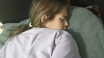 Amateur Stepsister Gets Anal Pounded On Furniture During Party