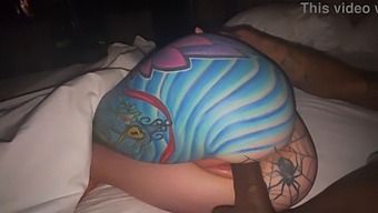 Tattooed Milf Olivia Rides Black Cock In Slow Motion